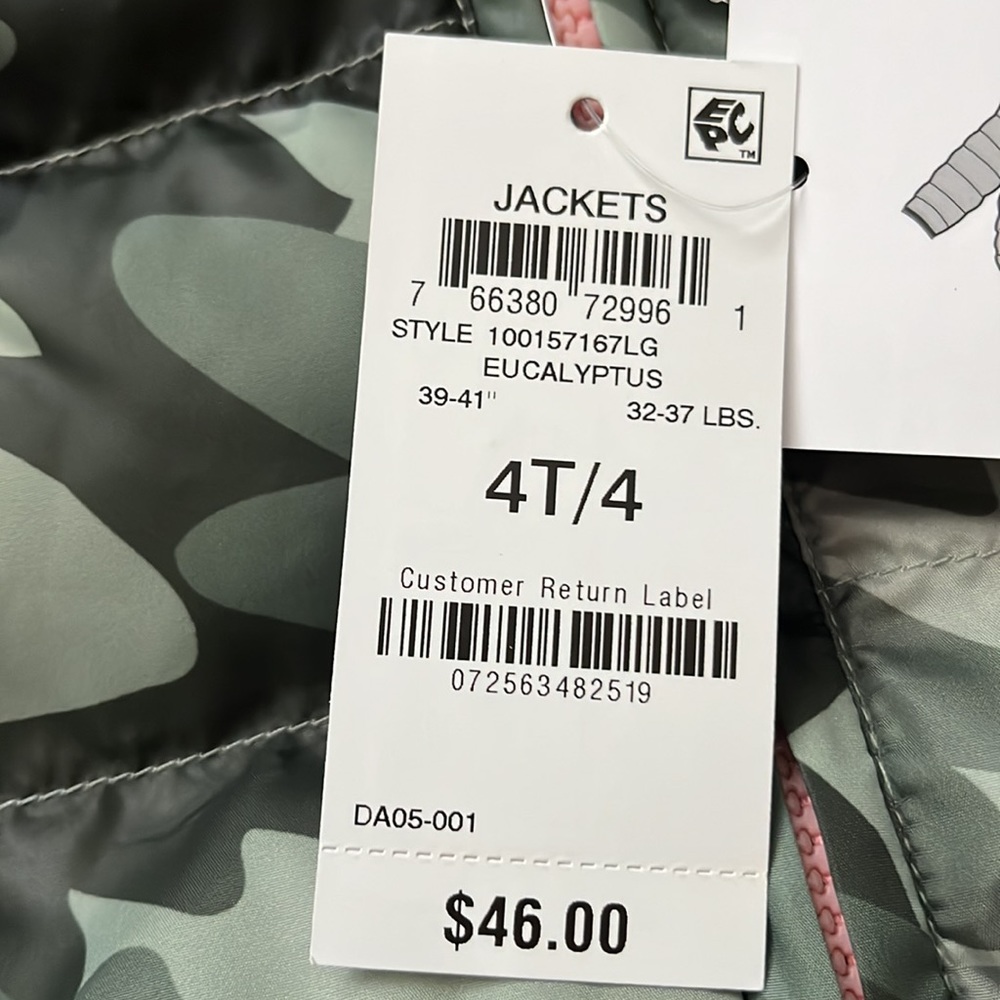 Packable Pals Water Resistant Jacket - Picture 4 of 5